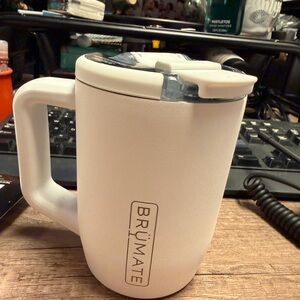 BrüMate White MUV 15 oz Coffee Mug